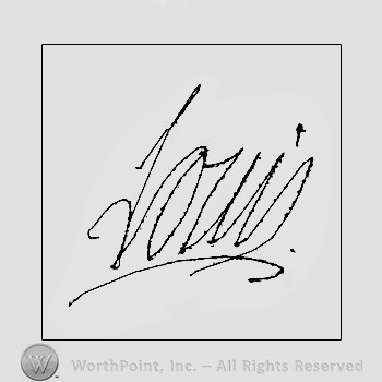 Autograph/Signature : Louis VI; King of France.