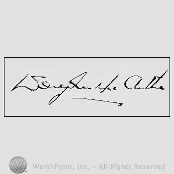 Autograph/Signature : Macarthur Douglas.