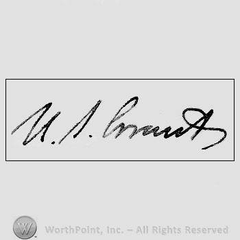 Autograph/Signature : Grant Ulysses S.