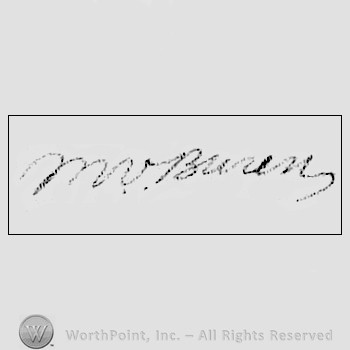 Autograph/Signature : Van Buren Martin.