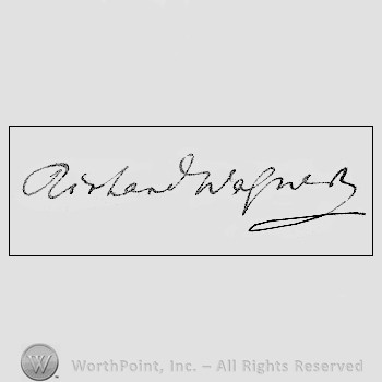 Autograph/Signature : Wagner Richard.