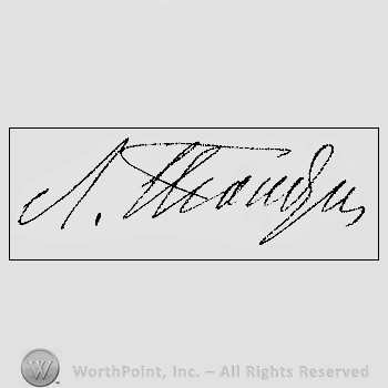 Autograph/Signature : Tolstoy Leo.
