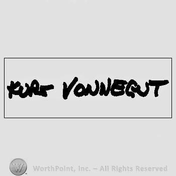 Autograph/Signature : Vonnegut Kurt.