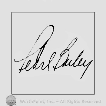 Autograph/Signature : Bailey Pearl.