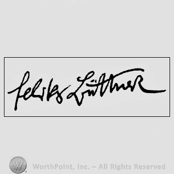 Autograph/Signature : Feliks Buttner.