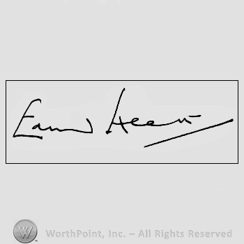 Autograph/Signature : Edward Heath.