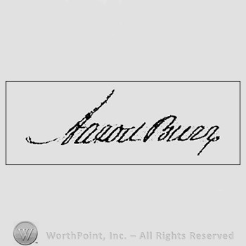 Autograph/Signature : Aaron Burr.