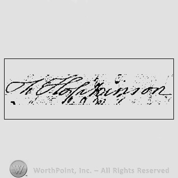 Autograph/Signature : Francis Hopkinson.
