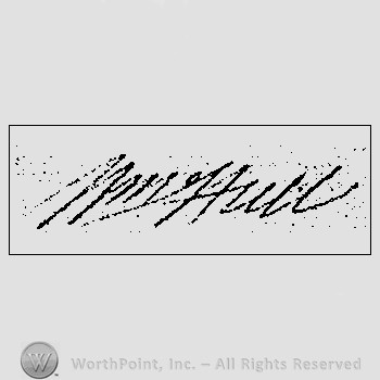 Autograph/Signature : William Hull.