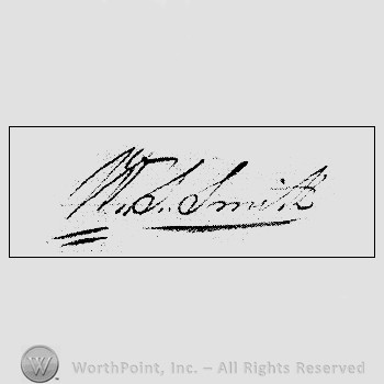 Autograph/Signature : William Stephens Smith.