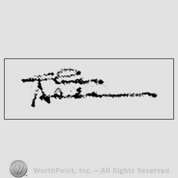 Autograph/Signature : Charles Addams.