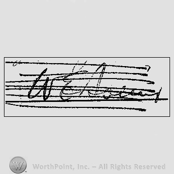 Autograph/Signature : William E. Boeing.