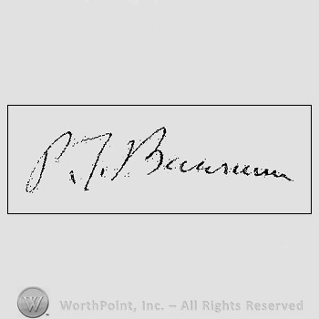 Autograph/Signature : Barnum, Phineas T.