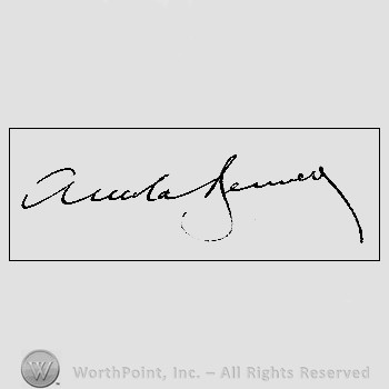 Autograph/Signature : Bennett Arnold.