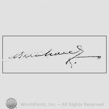 Autograph/Signature : Bernhardt Sarah.