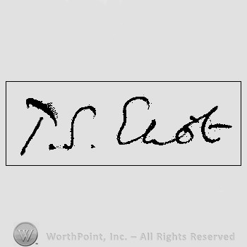 Autograph/Signature : Eliot.