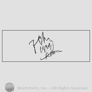 Autograph/Signature : Chaliapin Feodor.