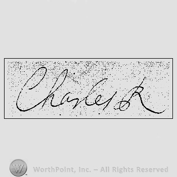 Autograph/Signature : Charles II.