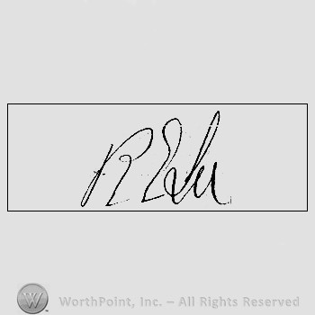 Autograph/Signature : Robert E. Lee.