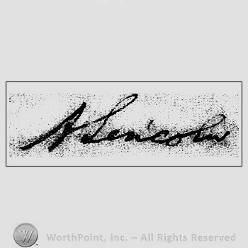 Autograph/Signature : Abraham Lincoln.