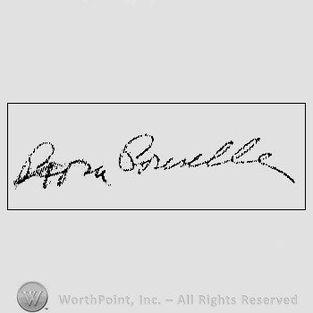 Autograph/Signature : Rosa Ponselle.