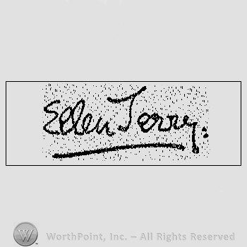 Autograph/Signature : Terry Ellen.