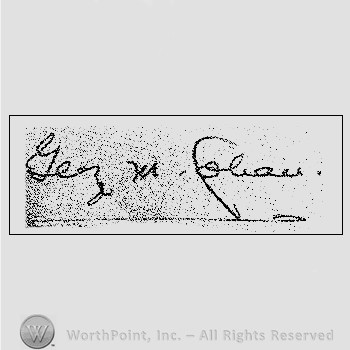 Autograph/Signature : George M. Cohan.