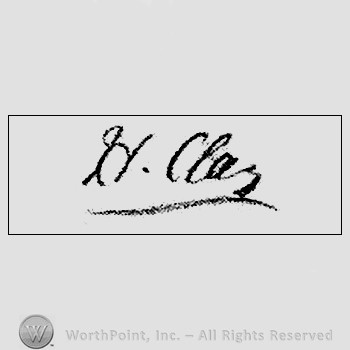 Autograph/Signature : Clay Henry.