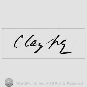 Autograph/Signature : Clay Henry.