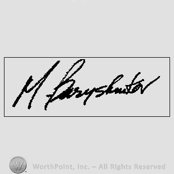Autograph/Signature : Mikhail Baryshnikov.