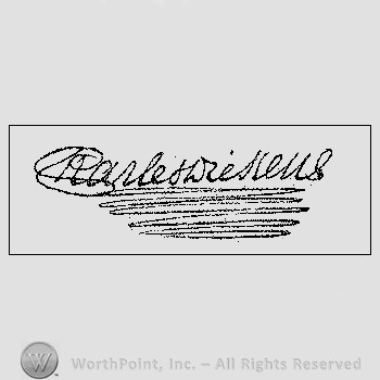 Autograph/Signature : Charles Dickens.