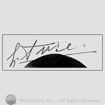Autograph/Signature : Duse Eleanora.