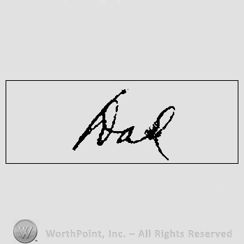 Autograph/Signature : Walter Chrysler.