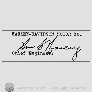 Autograph/Signature : William S. Davidson.