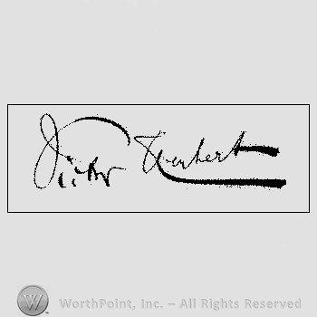 Autograph/Signature : Herbert Victor.