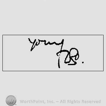 Autograph/Signature : Lawrence T.E.