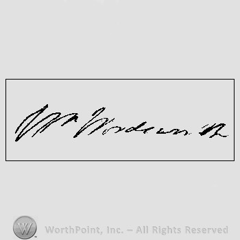 Autograph/Signature : William Wordsworth.