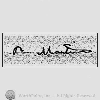 Autograph/Signature : Martinu Bohuslav.