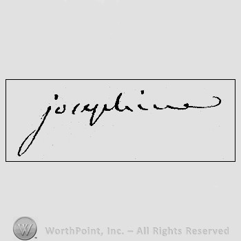 Autograph/Signature : Josephine.