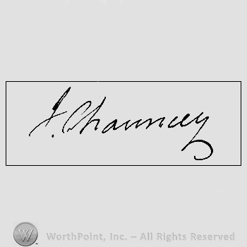 Autograph/Signature : Isaac Chauncey.