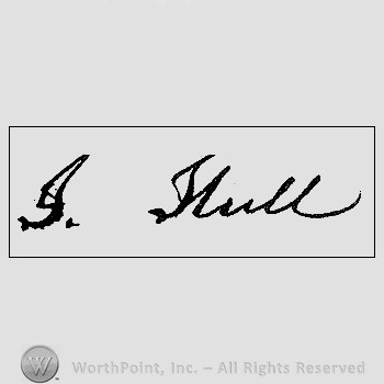 Autograph/Signature : Isaac Hull.
