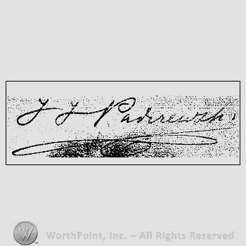Autograph/Signature : Paderewski Ignace Jan.