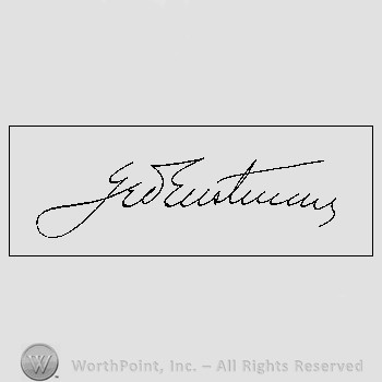 Autograph/Signature : George Eastman.