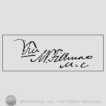 Autograph/Signature : Millard Fillmore.