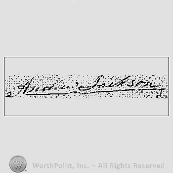 Autograph/Signature : Andrew Jackson.