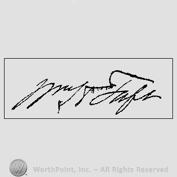 Autograph/Signature : William H. Taft.