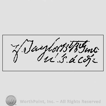 Autograph/Signature : Zachary Taylor.