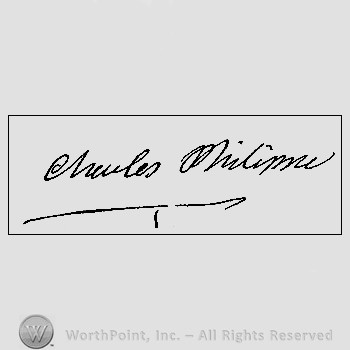 Autograph/Signature : Charles X.