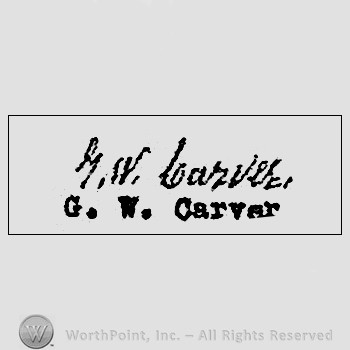 Autograph/Signature : George Washington Carver.