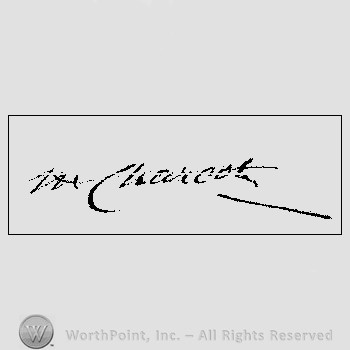 Autograph/Signature : Jean Martin Charcot.